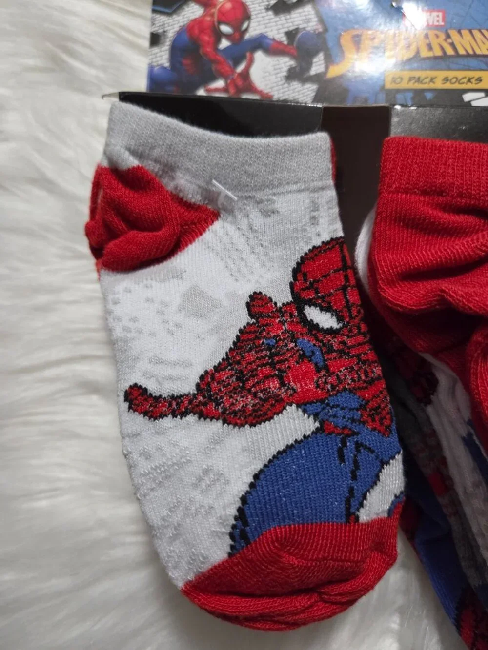Spiderman 10 Pack of Socks